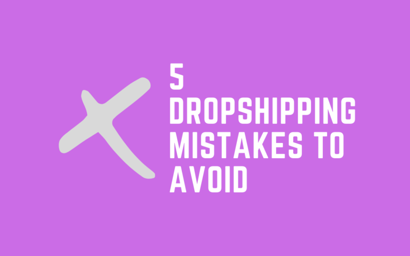 5 dropshipping mistakes to avoid cover