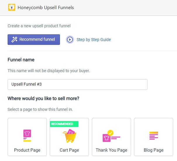 Honeycomb Upsell Funnel Making Tutorial 