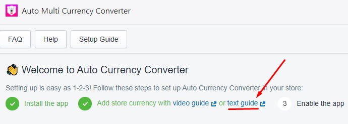 how to install auto multi currency converter Shopify app