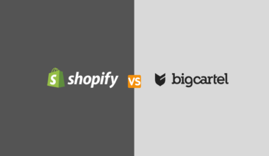 Bigcartel ecommerce platform vs shopify