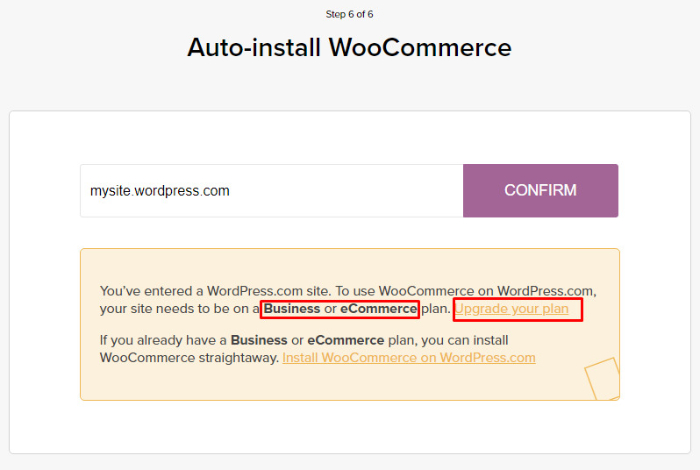 auto install woocommerce 
