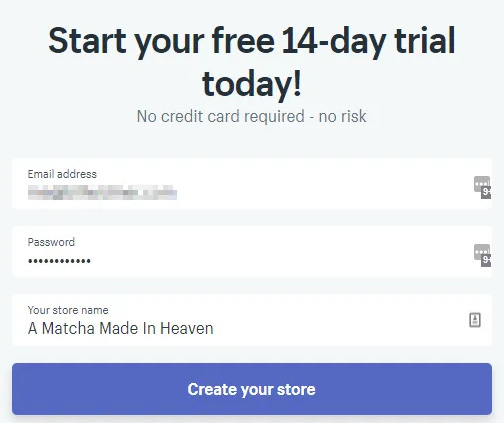 big cartel vs shopify trial duration