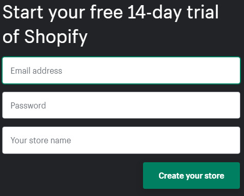 dropshipping from amazon to shopify with its 14 day free trial



















