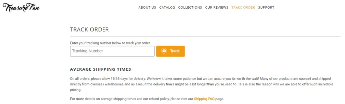 how to track an order in a dropshipping store
