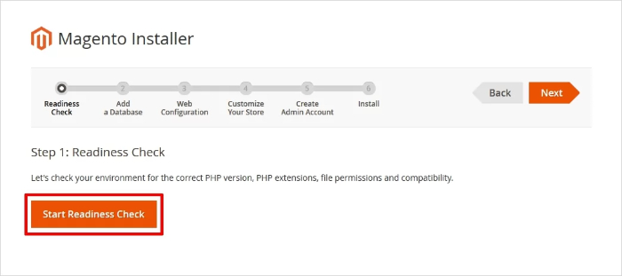 magento readiness check