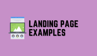 Landing Page Examples
