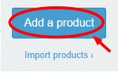 how to add products to your shopify store by clicking on add products 