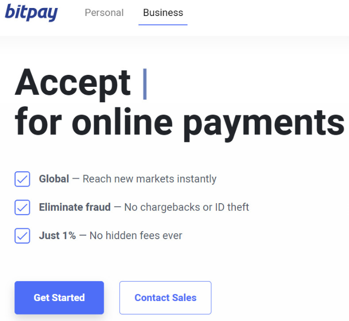 get started with bitpay