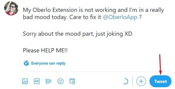 Oberlo chrome extension