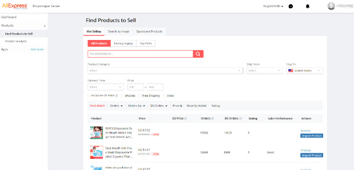 aliexpress dropshipping product research tool