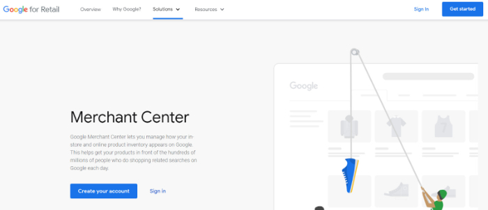 get started with google merchant center shopify set up
