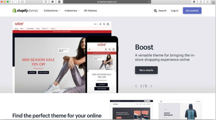 get themes from the shopify theme store