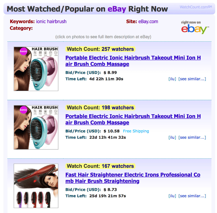 watch count on ebay 