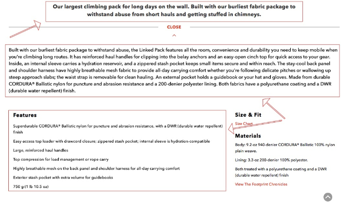 dewalt product description example