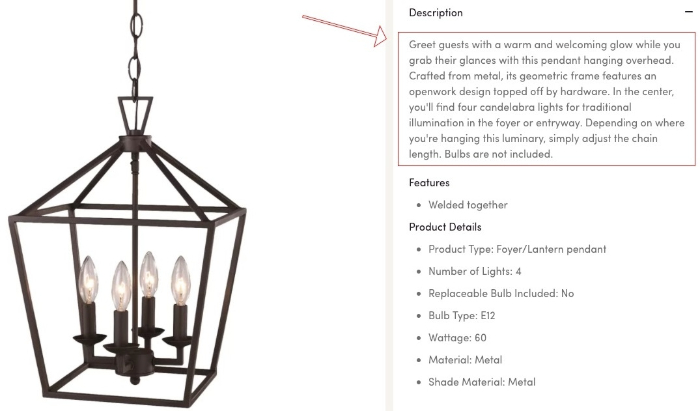 wayfair products page