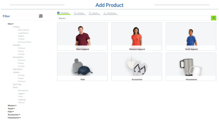 customize products with customcat print on demand shopify app