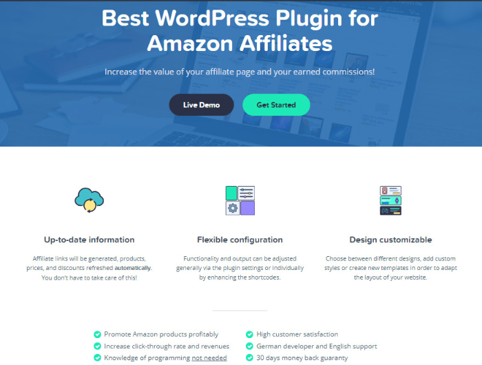 aawp is a great amazon affiliate wordpress plugin