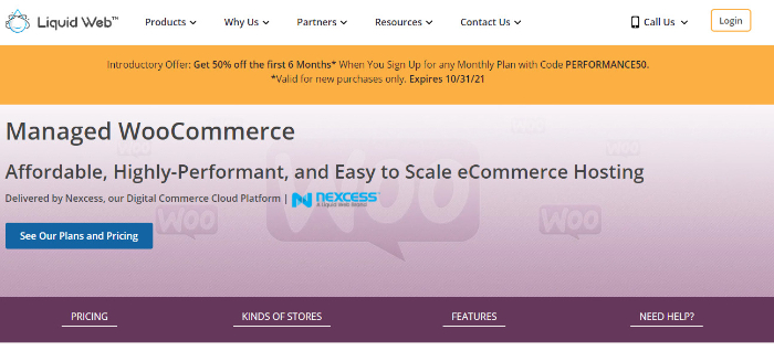 liquid web is an affordable woocommerce hosting