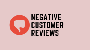 How to deal with negative customer reviews