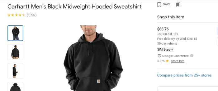 carhartt product title